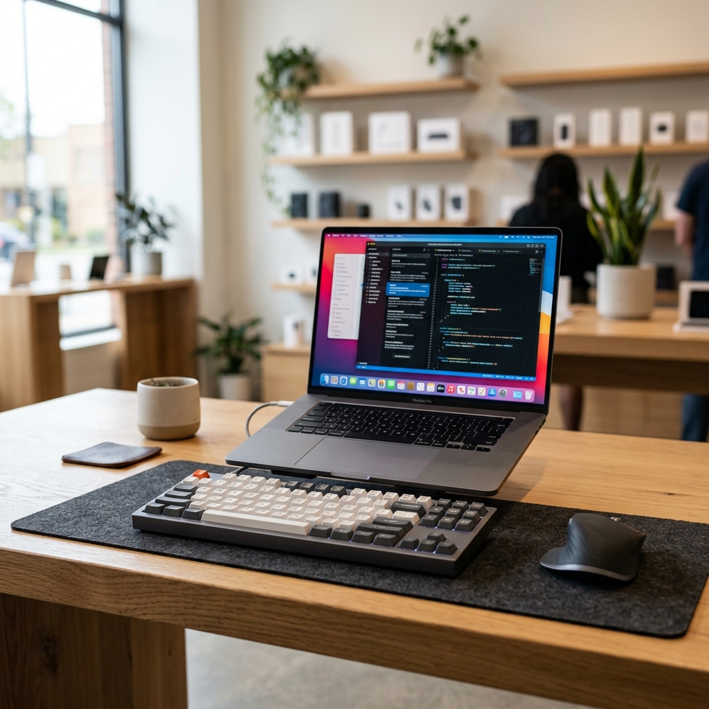 Premium Laptops Store Visual